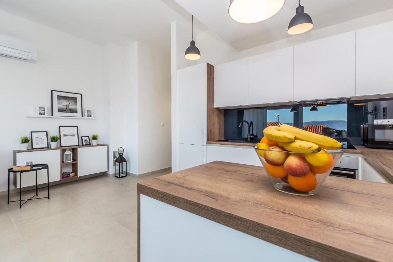 Apartments Solis Lacus Penthouse Njivice Eksteriør billede