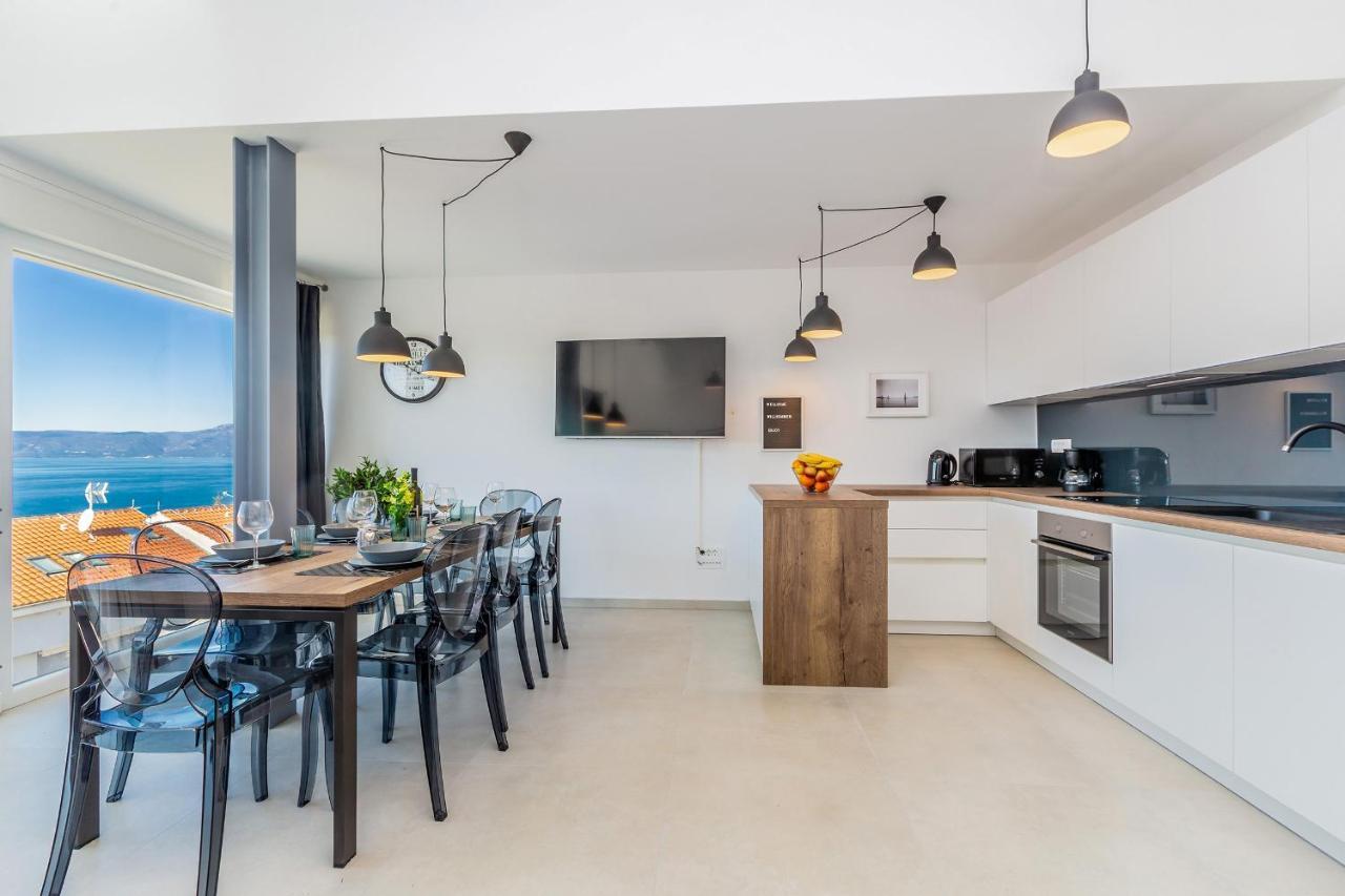 Apartments Solis Lacus Penthouse Njivice Eksteriør billede